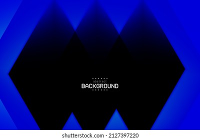 abstract wallpaper with gradient bluelight to dark tone with layer of square shape can be use for technology product advertisement banner website or presentation template vector eps