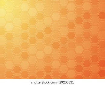 Ilustración abstracta de fondo de pared de patrones de hexágono geométrico