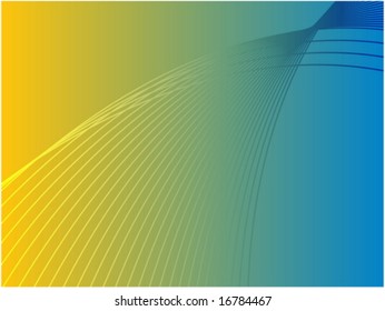Abstract wallpaper illustration of wavy flowing energy and colors