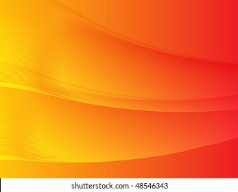 Abstract wallpaper illustration of wavy flowing energy and colors