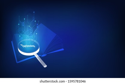 Abstract wallpaper Learning aids technology, Reading technology