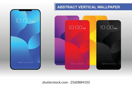 Abstract wallpaper for mobile , background, motion, screen app view modern vertical phone