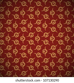 Resumen Papel De Techo De La Decoración Sin Pseos. Textura de ornamento vectorial.
