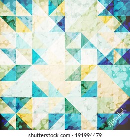 abstract wallpaper with shiny triangles mosaic 