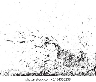 Abstract wallpaper texture backgrounds, Black and white pattern of spots, cracks, dots, chips. Vector monochrome print