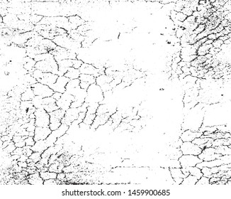 Abstract wallpaper texture backgrounds, Black and white pattern of spots, cracks, dots, chips. Monochrome print