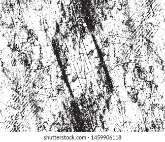 Abstract wallpaper texture backgrounds, Black and white pattern of spots, cracks, dots, chips. Vector monochrome print