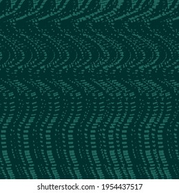 Abstract wallpaper vector seamless pattern vertical waves from small dots squares of white color on a background