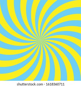 Abstract wallpaper. Vortex. Optical illusion, distorted line background. Geometry art. Simple vector design. Striped colorful backdrop. Swirl, twirl elements. Modern poster. Psychedelic hypnotic print