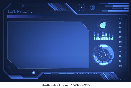 Abstract wallpapers, future technology screen system