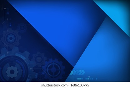 Abstrakte Bildschirmhintergründe, futuristische Motorentechnologie, technologische Hintergründe