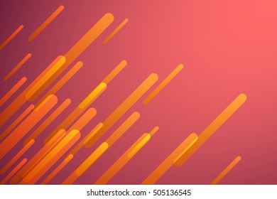 Abstract warm background. Diagonal lines and strips
