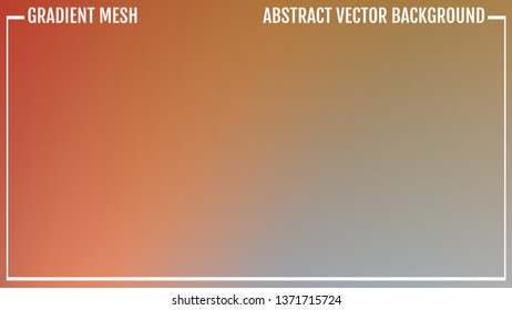 Abstract warm background motion blur. Natural bright colors. Poster With Gradient Mesh