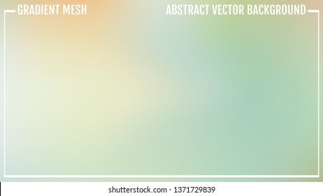 Abstract warm background motion blur. Natural bright colors. Poster With Gradient Mesh