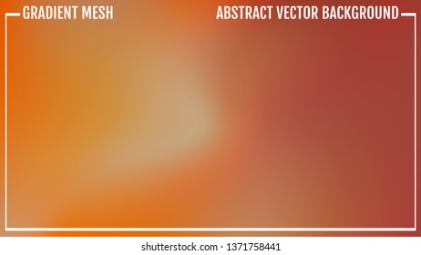 Abstract warm background motion blur. Natural bright colors. Poster With Gradient Mesh