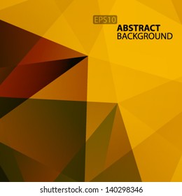 Abstract Warm Geometric Background. Vector Illustration