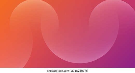 Fondo geométrico de degradado cálido Abstractas con capas superpuestas. Diseño moderno de moda en Ilustración vectorial