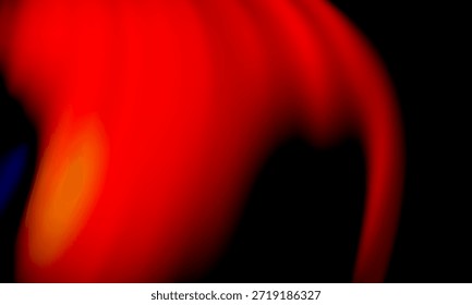 Abstrakte warme Lichtwellen lebendiger roter orangefarbener und gelber Farbverlauf-Hintergrund für Designprojekte