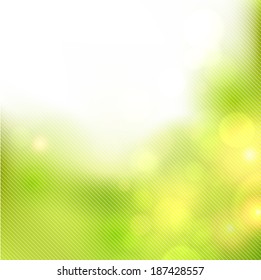 Abstract warm summer background. Vector illustration.  