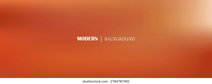 Abstract Warm Terracotta Gradient Mesh Vector; Earthy Burnt Orange and Peach Minimalist Backdrop for Organic Branding, Autumn Banner, and Cozy Design