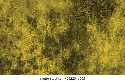 Abstract warm yellow and ochre textured smooth wall resembling natural cement or old painted material suitable for elegant minimalist backdrop design