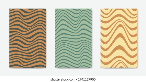 Abstract Warp Lines Background Pattern