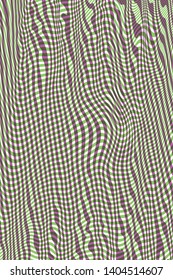 Abstract Warped colorful Lines Background