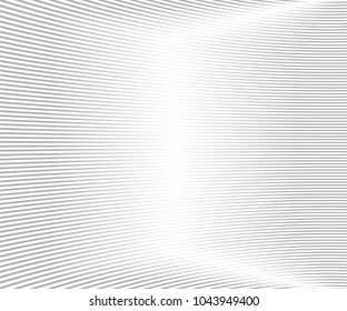 Abstract warped Diagonal Striped Background. Vector curved twisted slanting, waved lines texture. Brand new style for your business design.