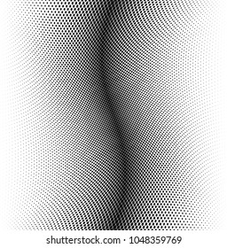 Abstract warped Diagonal Striped Background . Vector curved twisted slanting, waved lines texture
