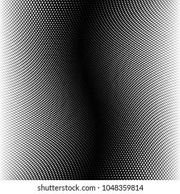 Abstract warped Diagonal Striped Background . Vector curved twisted slanting, waved lines texture
