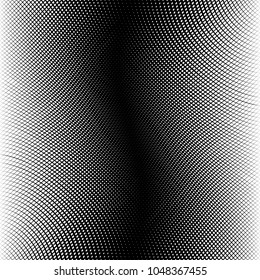 Abstract warped Diagonal Striped Background . Vector curved twisted slanting, waved lines texture
