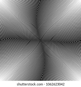 Abstract warped Diagonal Striped Background . Vector curved twisted slanting, waved lines texture
