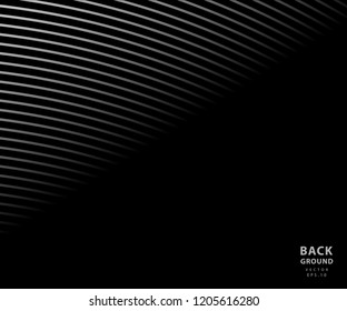 Abstract warped Diagonal Striped Background. Vector curved twisted slanting, waved lines texture. Brand new style for your business design.