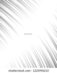 Abstract warped Diagonal Striped Background. Vector curved twisted slanting, waved lines texture. Brand new style for your business design.