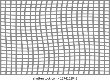 Abstract warped Diagonal Striped Background. Vector curved twisted slanting, waved lines texture. Brand new style for your business design.