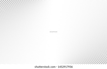 Abstract warped Diagonal Striped Background. Vector curved twisted slanting, waved lines texture. Brand new style for your business design. - Shutterstock ID 1452917936