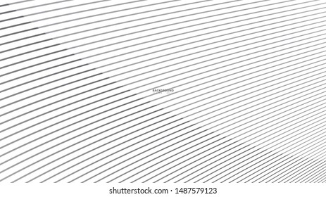 Abstract warped Diagonal Striped Background. Vector curved twisted slanting, waved lines texture. Brand new style for your business design.