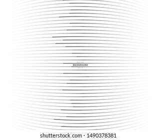 Abstract warped Diagonal Striped Background. Vector curved twisted slanting, waved lines texture. Brand new style for your business design.