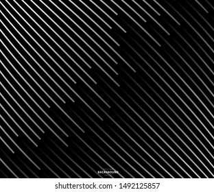 Abstract warped Diagonal Striped Background. Vector curved twisted slanting, waved lines texture. Brand new style for your business design.