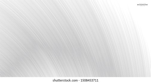 Abstract warped Diagonal Striped Background. Vector curved twisted slanting, waved lines texture. Brand new style for your business design.