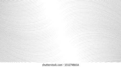 Abstract warped Diagonal Striped Background. Vector curved twisted slanting, waved lines texture. Brand new style for your business design.