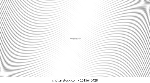 Abstract warped Diagonal Striped Background. Vector curved twisted slanting, waved lines texture. Brand new style for your business design.