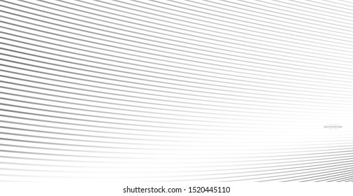 Abstract warped Diagonal Striped Background. Vector curved twisted slanting, waved lines texture. Brand new style for your business design.