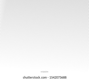 Abstract warped Diagonal Striped Background. Vector curved twisted slanting template for your ideas, monochromatic lines texture, waved lines texture.