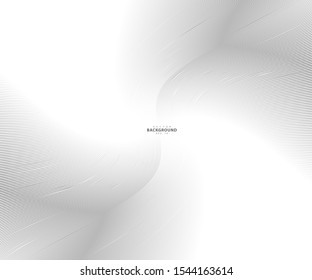 Abstract warped Diagonal Striped Background. Vector curved twisted slanting template for your ideas, monochromatic lines texture, waved lines texture. Brand new style for your business design.