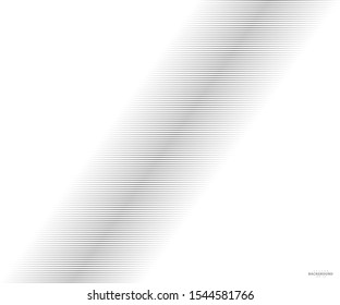 Abstract warped Diagonal Striped Background. Vector curved twisted slanting template for your ideas, monochromatic lines texture, waved lines texture. Brand new style for your business design.