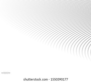 Abstract warped Diagonal Striped Background. Vector curved twisted slanting, waved lines texture. Brand new style for your business design.