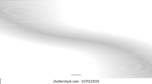 Abstract warped Diagonal Striped Background. Vector curved twisted slanting, waved lines texture. Brand new style for your business design.