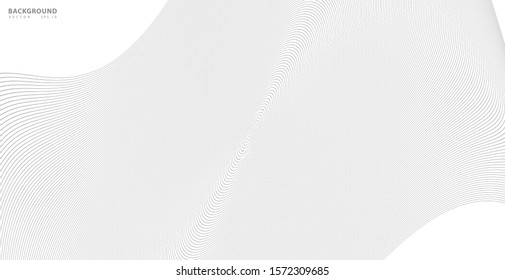 Abstract warped Diagonal Striped Background. Vector curved twisted slanting, waved lines texture. Brand new style for your business design.
