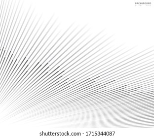 Abstract warped Diagonal Striped Background. Vector curved twisted slanting, waved lines texture. Brand new style for your business design.